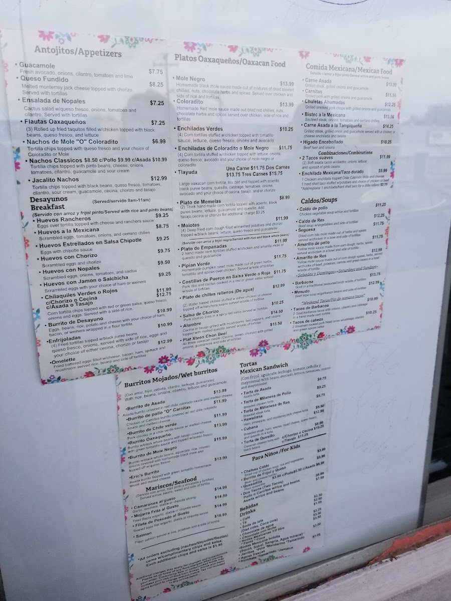El Jacalito Oaxaqueño Menu - Image 5