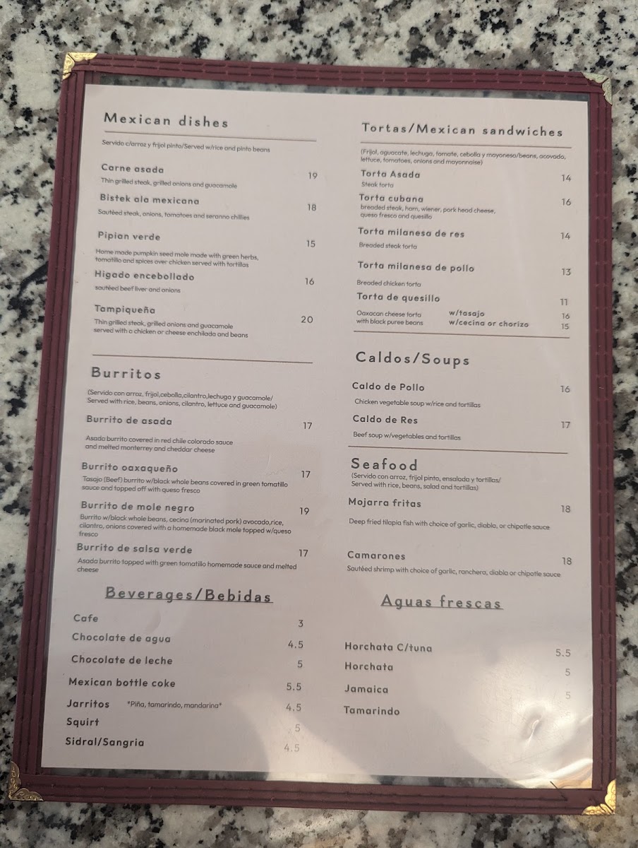El Jacalito Oaxaqueño Menu - Image 6